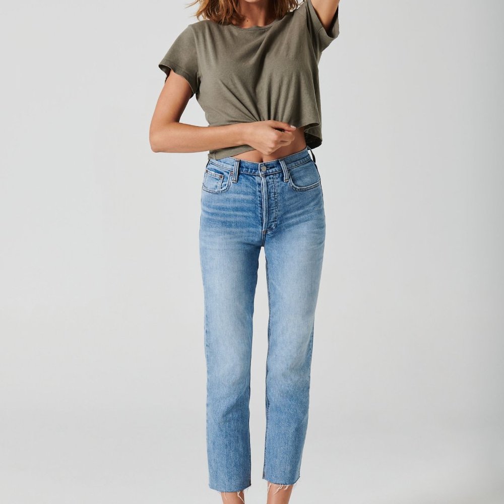 ARITZIA Denim Forum The Arlo High Rise Straight 28
